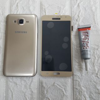 Combo Bộ Vỏ + Màn Hình Samsung Galaxy J700 Khung Sắt Tặng Túyp Keo