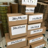 Combo 10 thùng hộp carton bìa giấy đóng gói hàng kích thước 17x7x7 giá rẻ tận xưởng - Miễn Phí giao hàng