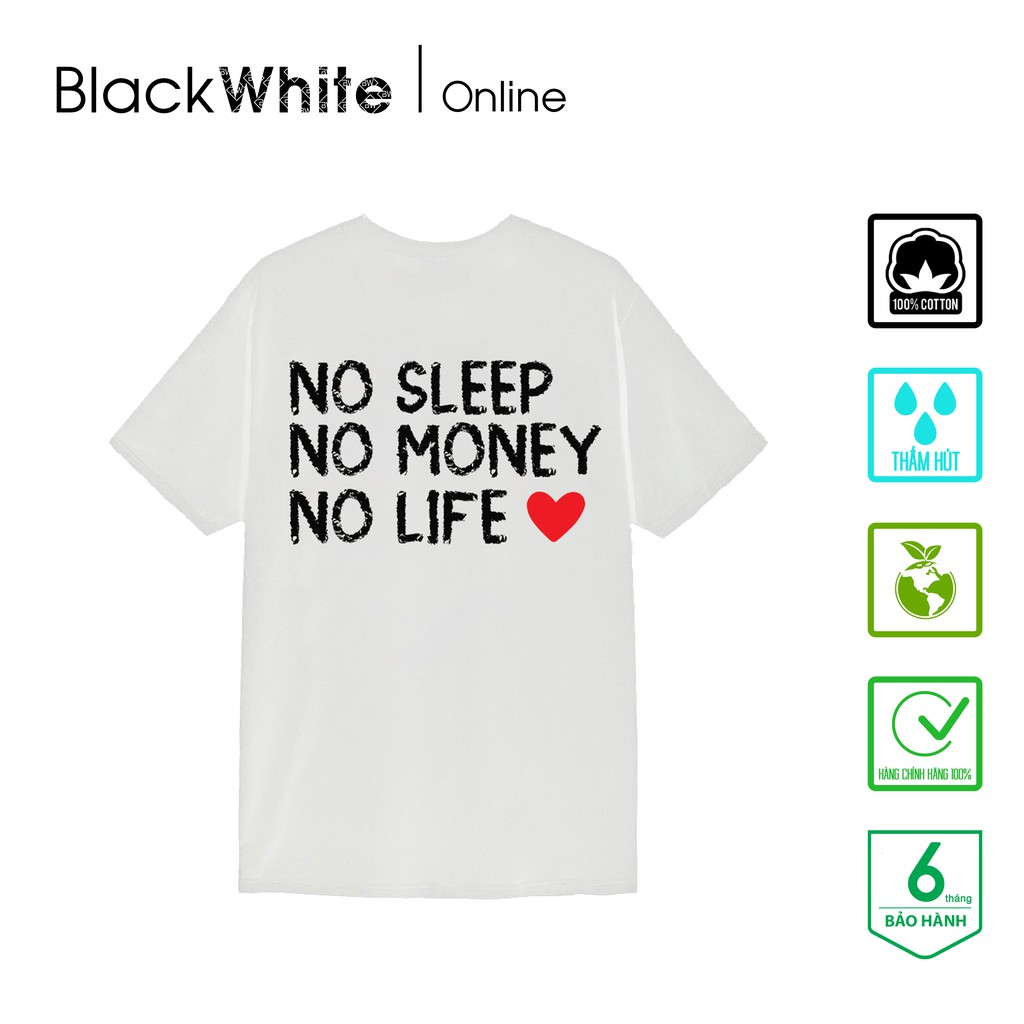 Áo Thun Unisex BW NoSleep  nam nữ tay lỡ oversize form rộng | BigBuy360 - bigbuy360.vn