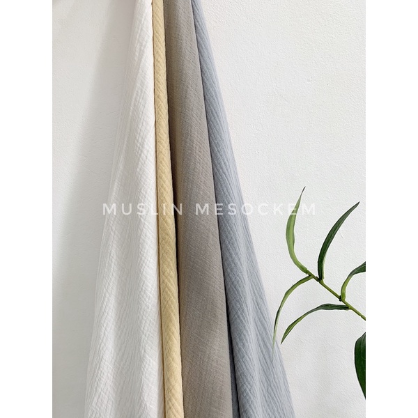 Khăn xô sữa Muslin organic cho bé KX01 (màu ngẫu nhiên)