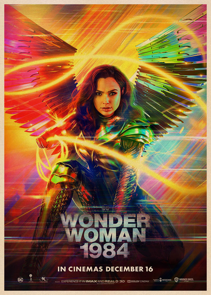 Áp Phích Dán Tường Trang Trí In Hình Wonder Woman 1984 2020