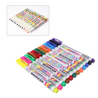 12 Colors Whiteboard Marker  Toxic Mark Sign Fine Nib Set Supply