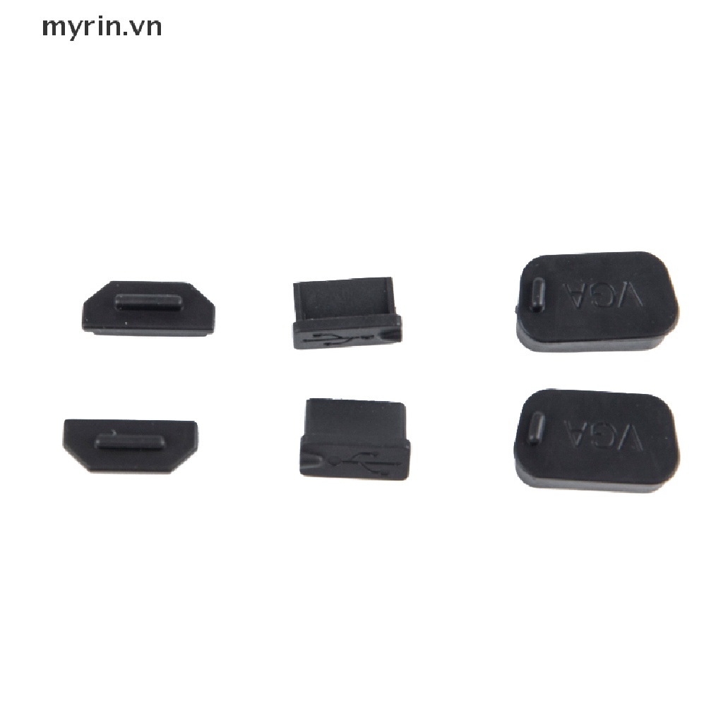 Bộ 10 Nắp Cao Su Bảo Vệ Ổ Cắm USB VGA HDMI