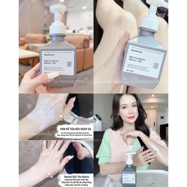 Kích trắng body kích trắng Royal Retinol B22 The Matrix