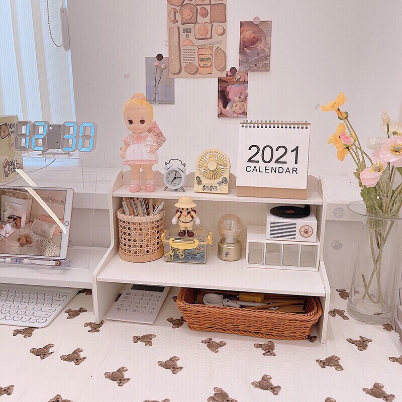 Kệ để bàn decor bàn học