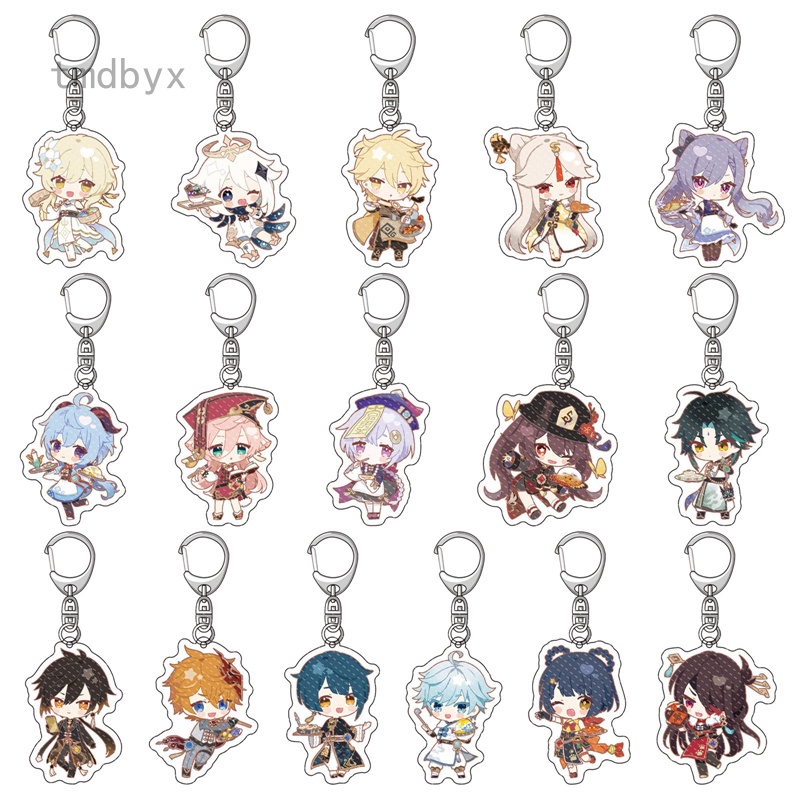 Tmdbyx Móc Khóa Nhựa Acrylic Hình Các Nhân Vật Trong Game Dễ Thương