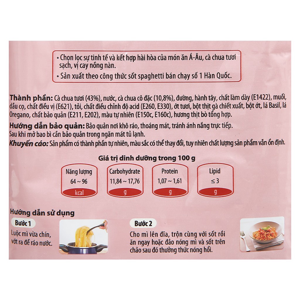 Sốt ướp thịt Hàn Quốc O'Food (80g)