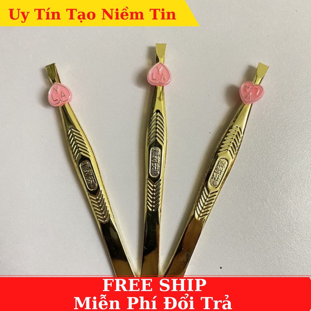 Nhíp vàng nhổ lông nách, lông mày, râu siêu dễ dụng cụ làm đẹp