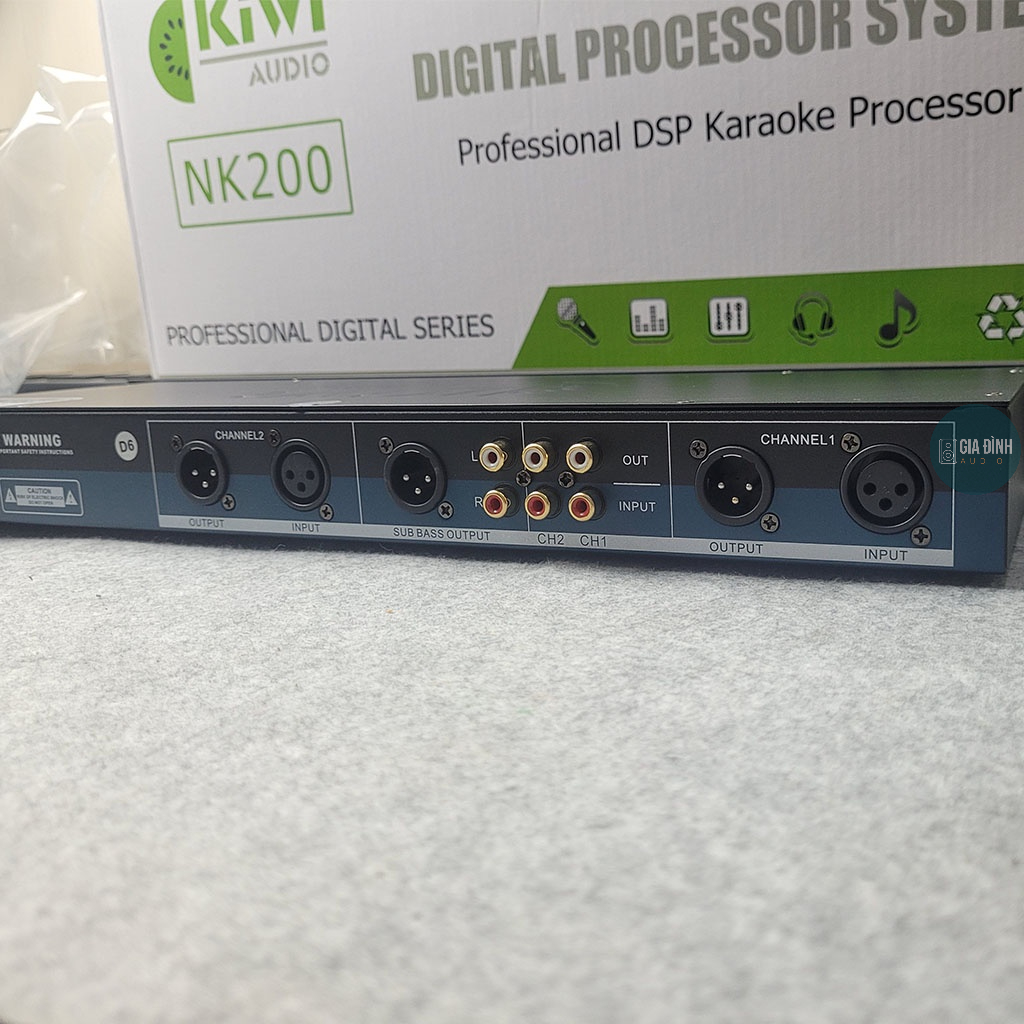 Nâng tiếng Kiwi NK200, thiết bị tăng âm cho dàn karaoke, Chính hãng