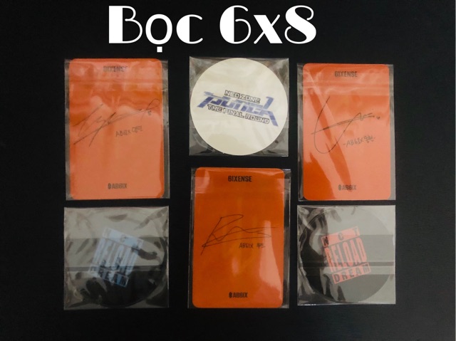 Bọc đựng card 6x10 ; 6x8