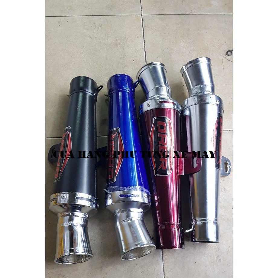 Pô ORBR gắn xe Wave, Dream, Sirius, Cub ( kèm cổ titan + lò xo )