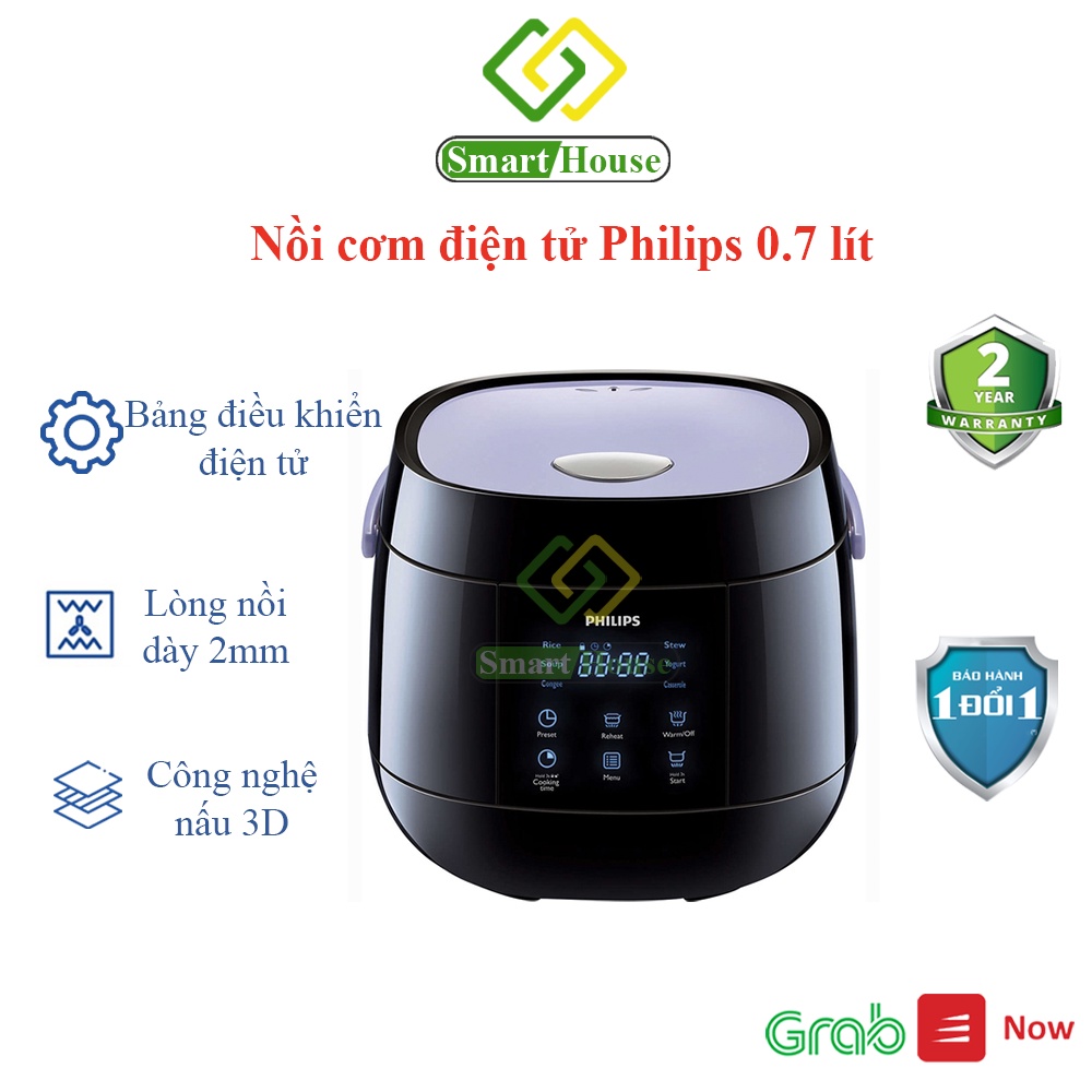 HD3060 - Nồi cơm điện tử Philips 0.7 lít HD3060 - Hàng chính hãng - Smart House