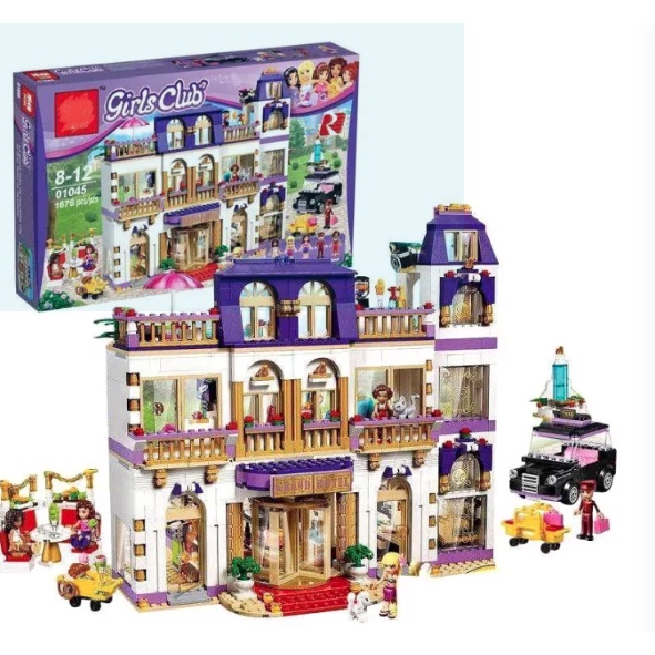 Lắp ráp xếp hình lego friends 10547 - Mô hình khách sạn 5 sao