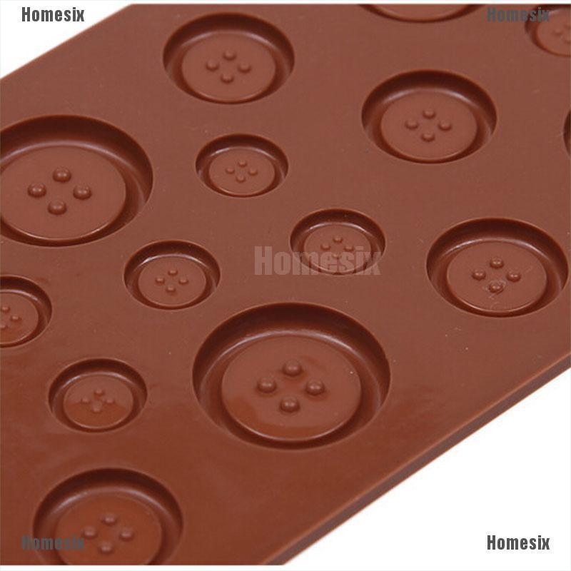 1 Khuôn Silicone Làm Bánh Hình Nút Áo