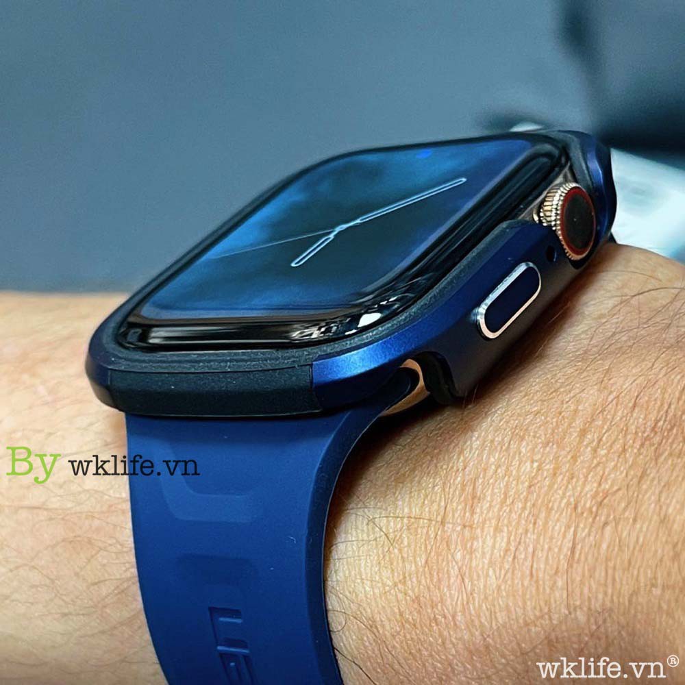 Ốp Viền Apple Watch WiWU Defense Armor Viền Nhôm Size 44mm Apple wacth Seri 4/5/6/SE