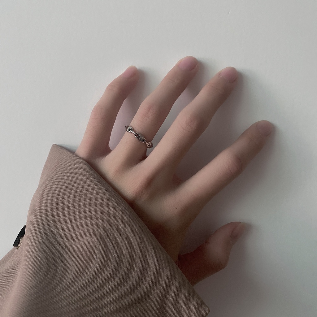 Nhẫn Hở Đeo Mũi Hình Mũi Heo Hoạt Hình Bằng Kim Loại Có Thể Điều Chỉnh 22749