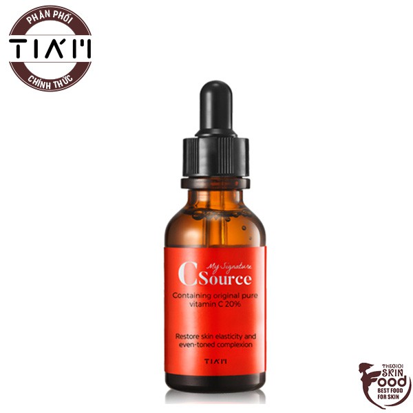 Tinh Chất Vitamin C Dưỡng Trắng Da, Chống Lão Hóa Tiam My Signature C Source 30ml