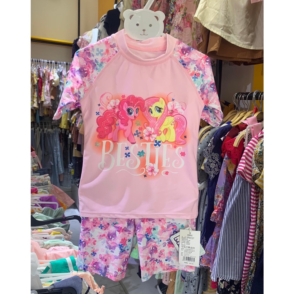 Bộ bơi bé gái ngựa pony