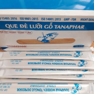 ✅ QUE ĐÈ LƯỠI ( hộp 100 que)