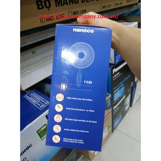 Quạt sạc điện gấp gọn Nanoco