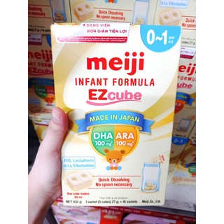 Sữa Meiji thanh 0~1 nhập khẩu (X16 thanh) hàng chuẩn công ty