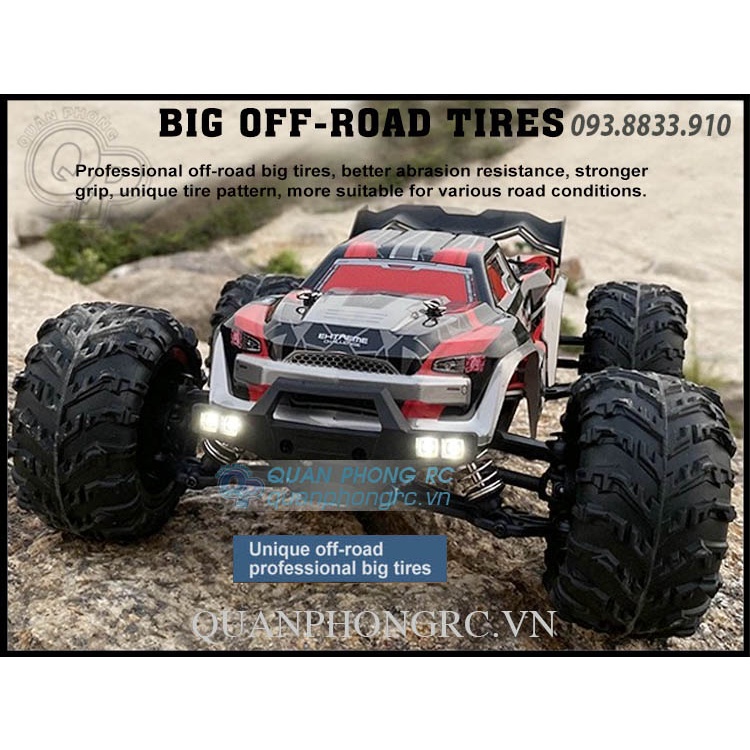 Xe Điều Khiển SCY 16102 CONQUER 1/16 2.4G 4WD High Speed RC Truck Car With Head-up Wheels