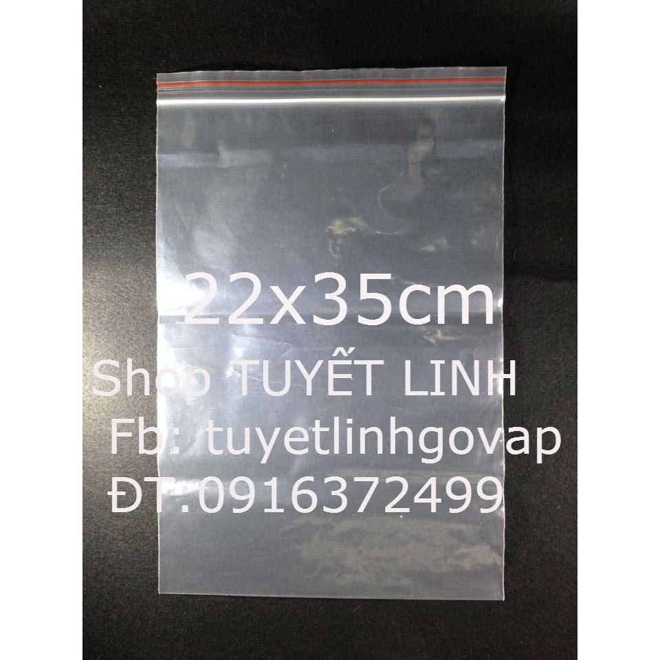túi zip chỉ đỏ  : 90k / 500gr