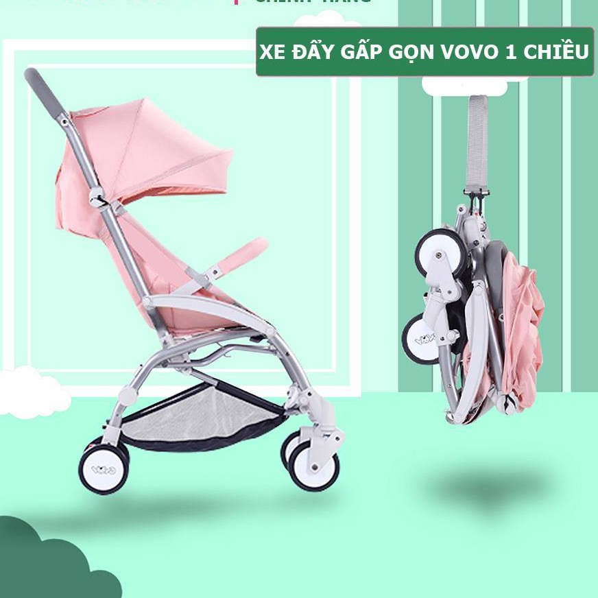 Xe trẻ em 🛴 Xe đẩy vovo 1 chiều gấp gọn Mozio store