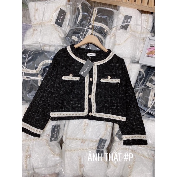 [Giá Sốc] Áo Dạ Nhũ Viền Ngọc 2 Màu Sang Chảnh Có Ảnh Thật Kèm Video | BigBuy360 - bigbuy360.vn