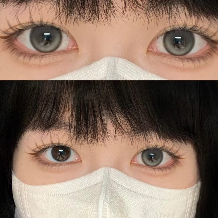 Bộ 2 Kính Áp Tròng Màu Xanh Dương 14.5MM Tự Nhiên Mềm Mại Thoải Mái