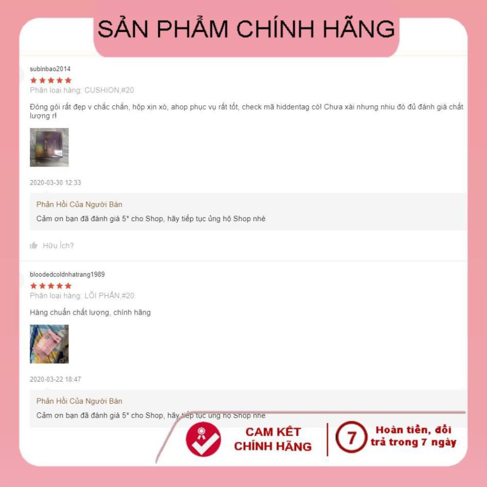 [HÀNG CHÍNH HÃNG] PHẤN NƯỚC HỒ NGỌC HÀ _𝟱𝗠 𝗕𝗔𝗕𝗬 𝗦𝗞𝗜𝗡 𝗖𝗨𝗦𝗛𝗜𝗢𝗡 Mỹ Phẩm M O I | BigBuy360 - bigbuy360.vn
