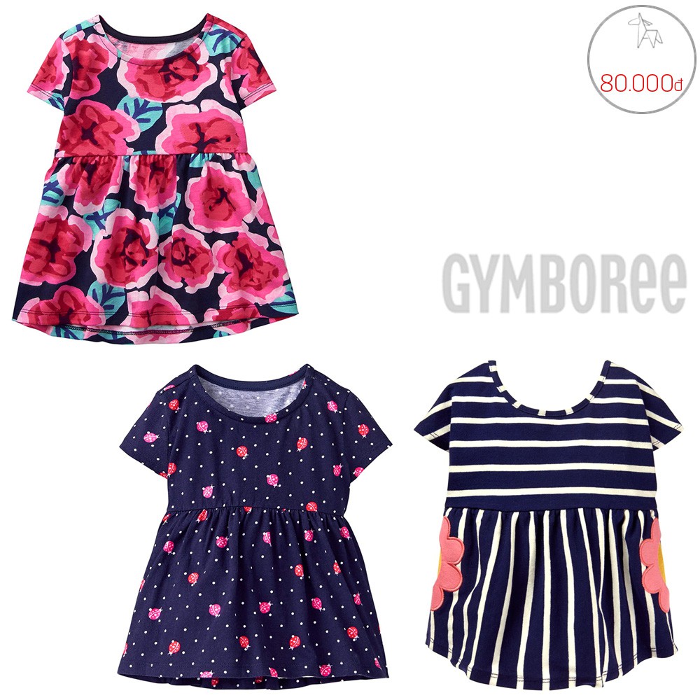 Áo thun Gymboree bé gái _ 80k. Hàng XK, made in vietnam chuẩn xịn