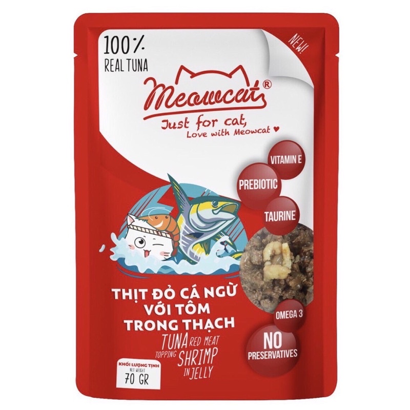 Pate Meowcat 70g dành cho mèo con và mèo lớn