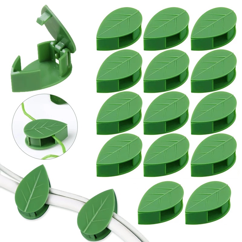Set 10 Kẹp Cố Định Cây Dây Leo Gắn Tường Vô Hình Tự Dính/Dây Cáp Nhà