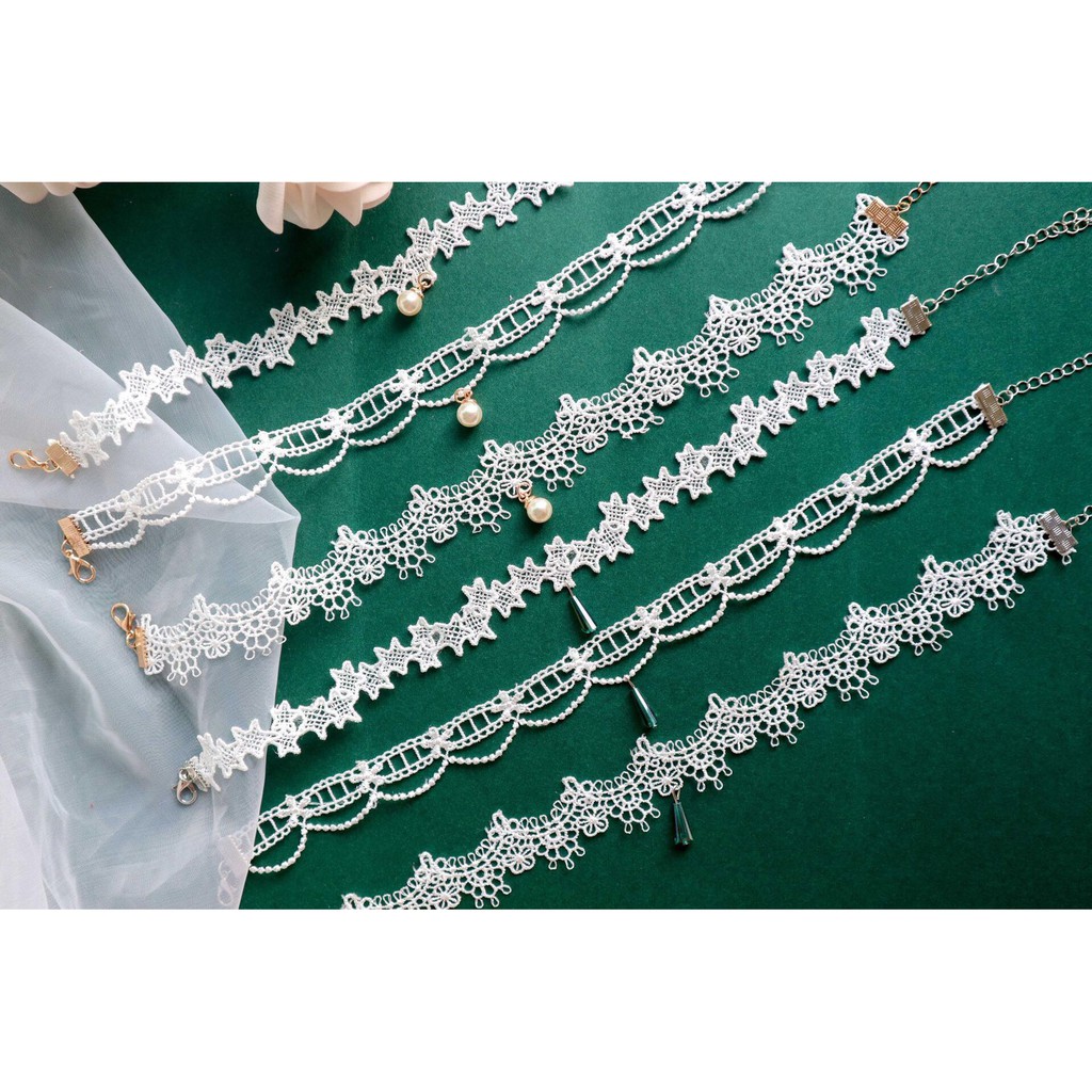 BST Chocker ren màu trắng tinh khôi A-CK85-90 Mayconner