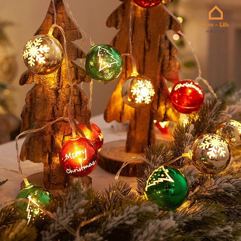 Dây Đèn LED Trang Trí Cây Thông Giáng Sinh / Tiệc Tùng / Lễ Hội