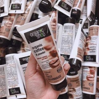 Tẩy da chết mặt Organic shop Organic coffee & powder – nga