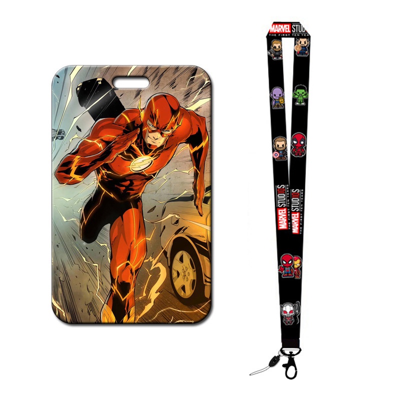 Dây Đeo Điện Thoại/Chìa Khóa/Thẻ ID/Thẻ Tên Họa Tiết Marvel the Avengers Bằng Kim Loại