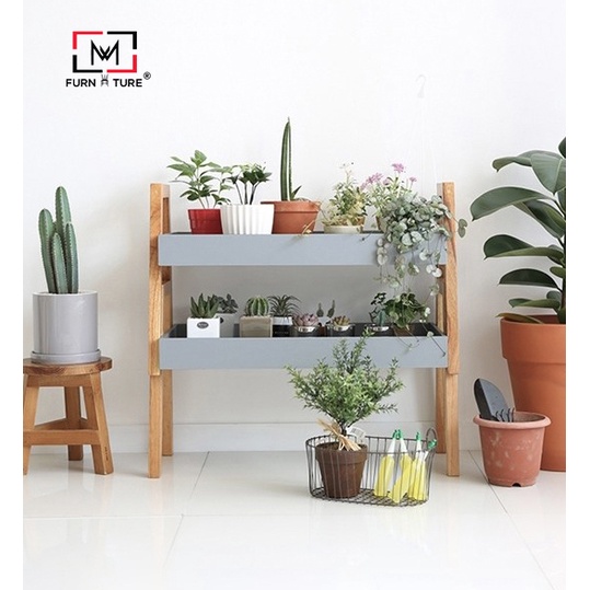 Khay đựng đồ đa năng hàn quốc lắp ráp màu xám - MW FURNITURE - Nội thất trang trí