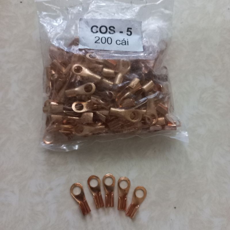 Combo 5 cái đầu Cos đồng các cỡ 50,25,16