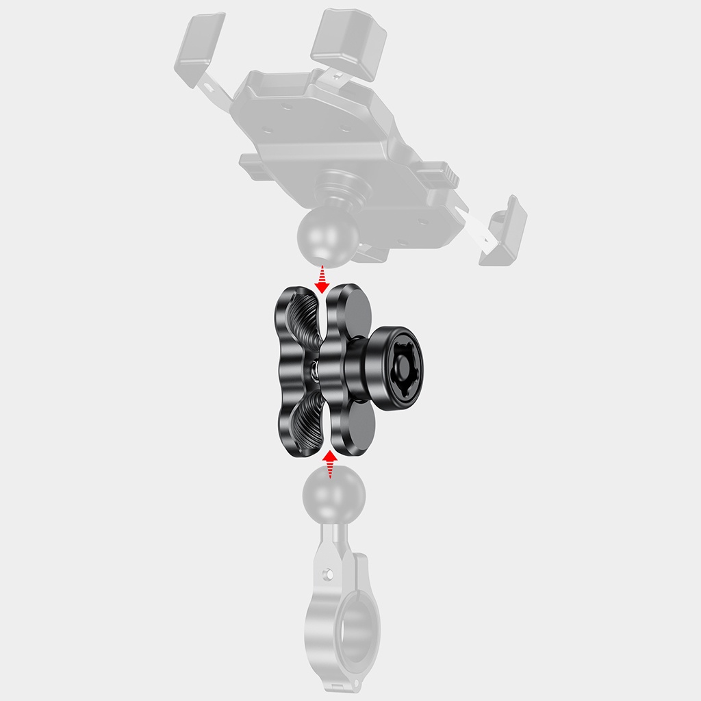 Kẹp Nối Tay Cầm Chống Trộm Đầu Bi 1 inch CNC Chất Lượng Cao