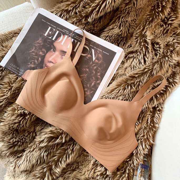 Áo Ngực Tai Thỏ Không Gọng Không Đường May Chống Chảy Xệ  áo ngực mút mỏng