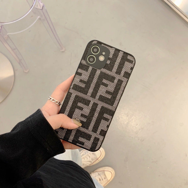 ! Fendi!Ốp điện thoại TPU mềm họa tiết đáng yêu cho iPhone 12/12Pro 12 11 Pro Max iPhone 7/8 Pro X XR XS