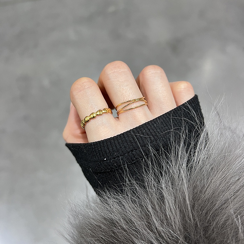 Nhẫn Hình Trái Tim Phong Cách Hàn Quốc Đơn Giản