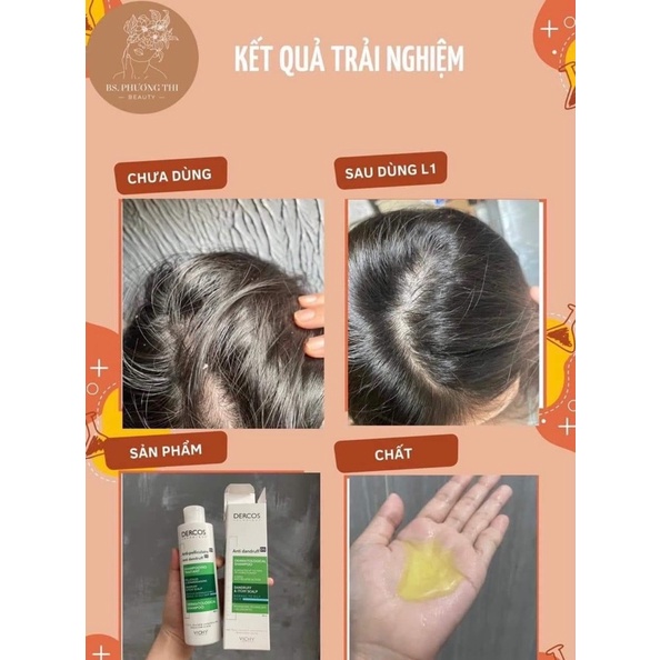 DẦU GỘI VICHY XANH GIẢM GÀU DERCOS ANTI-DANDRUFF - 200ML