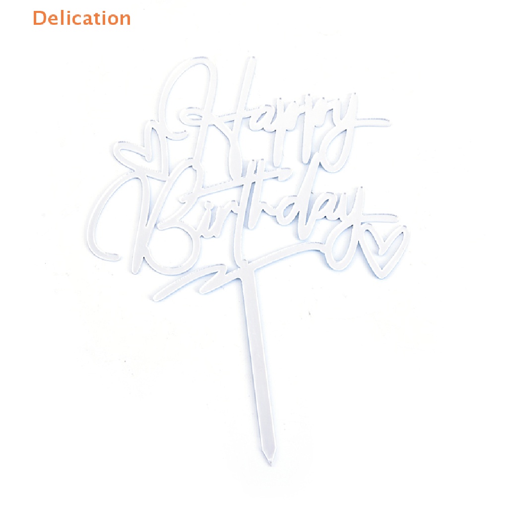 Que Chữ Happy Birthday LấP LáNh CắM Trang Trí BáNh Kem