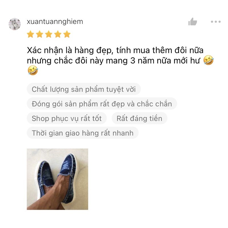 Giày mọi nam vải jean - giay moi nam | BigBuy360 - bigbuy360.vn