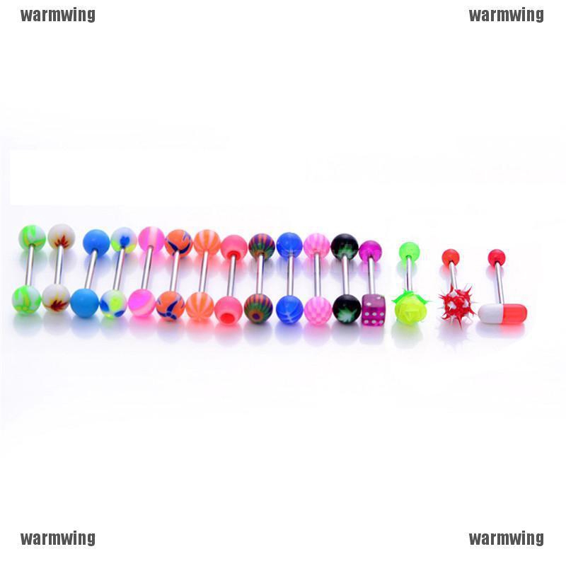 Set 16 Khuyên Lưỡi Phong Cách Mới