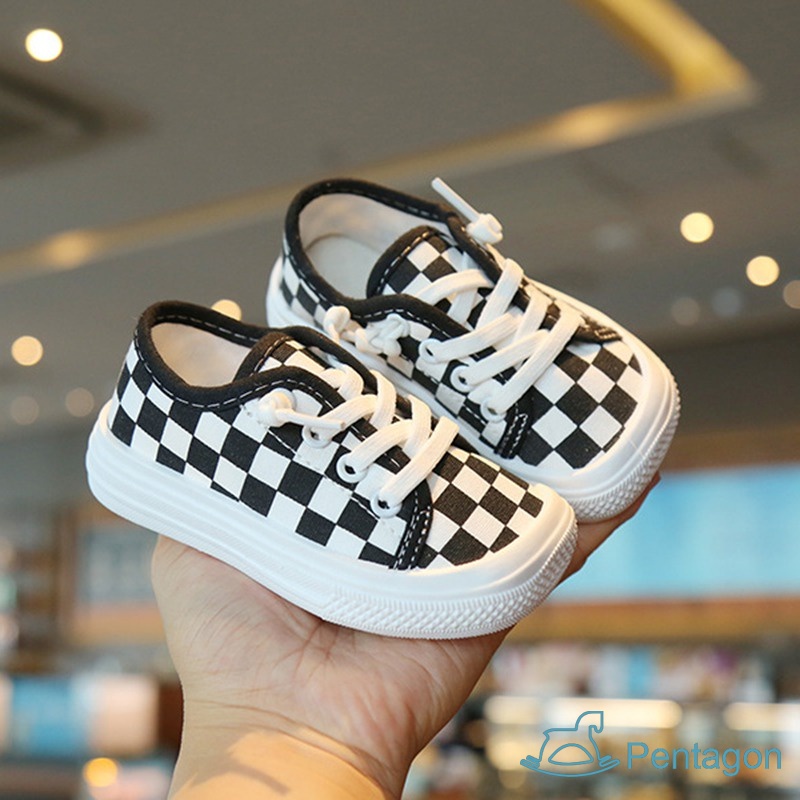 Giày Thể Thao Canvas Đế Mềm Phong Cách Hàn Quốc Dễ Thương Cho Bé