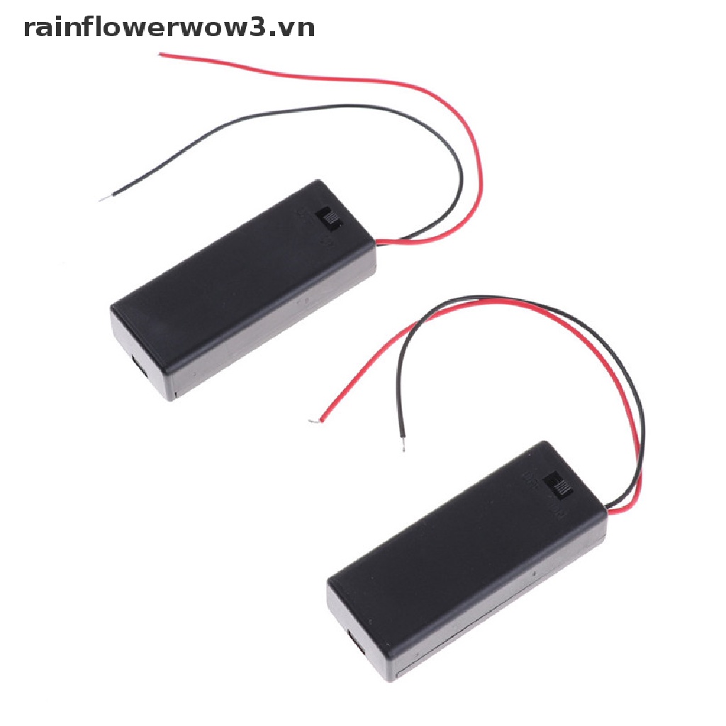 Bộ 2 Nắp Đậy Pin AAA 3V 2 AAA Có Nút Bật / Tắt